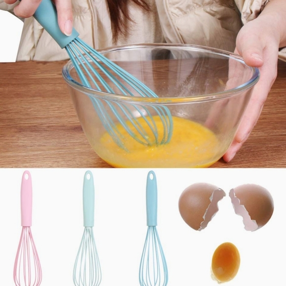 Stirrer Cake Blender Cookware Kitchen Gadgets Egg Beater Silicone - Picture 2 of 3